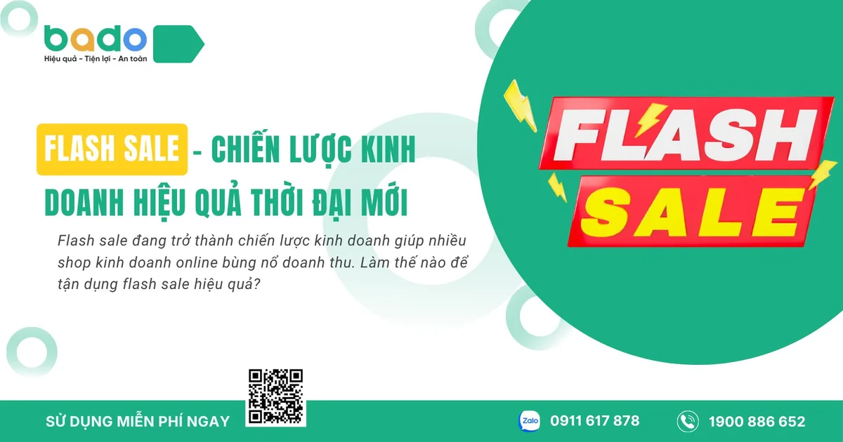 Flash sale chiến lược kinh doanh hiệu quả thời đại mới